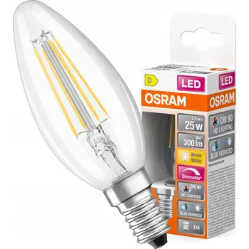 Žárovka OSRAM SUPERSTAR+ CLASSIC B FIL 25 LED Žárovka, E14,