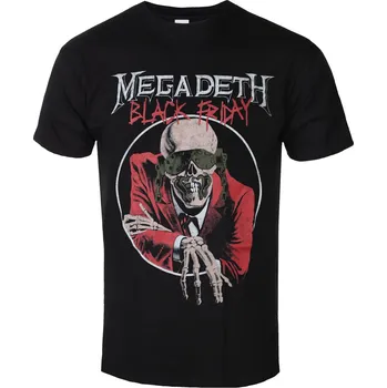 Pánské tričko Tričko metal pánské Megadeth - Black Friday - ROCK OFF - MEGATS32MB - S