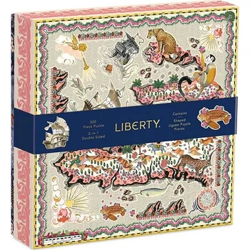 Puzzle GALISON Oboustranné puzzle 2 v 1 Liberty Maxine London 500 dílků