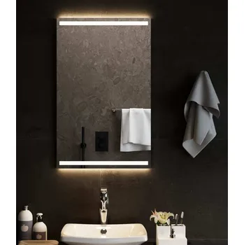 Zrcadlo vidaXL Koupelnové zrcadlo s LED osvětlením 50x80 cm [3154065]