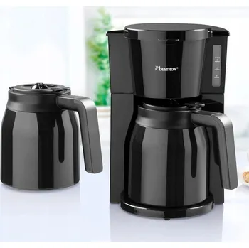 Kávovar Bestron Kávovar s 2 termoskami ACM900TD 900 W, 2 Termosky