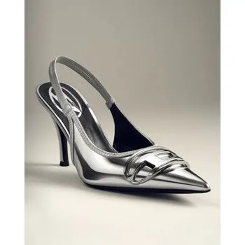 Dámské lodičky Lodičky Diesel Y02985 P1660 T9002 Stříbrná 37