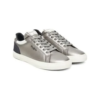 Dámské tenisky Sneakersy Pepe Jeans Kenton Glam W PLS300005 Stříbrná 39