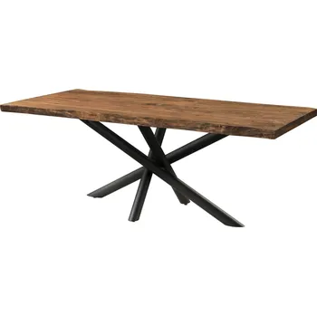 Jídelní stůl Jídelní stůl palisandr 240x100x76 přírodní mořený / Mikado nohy antracit matný METALL 5