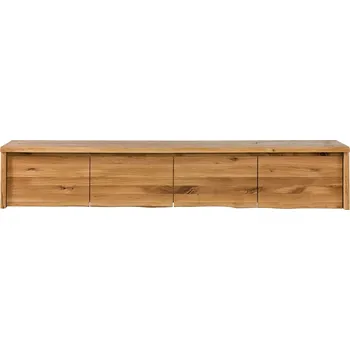 Televizní stolek TV stolík z divokého dubu 220x40x40, prirodzene olejovaný PURE OAK