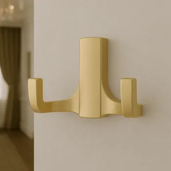 Věšák Interex design Věšák RODEO L / Zlatá matná