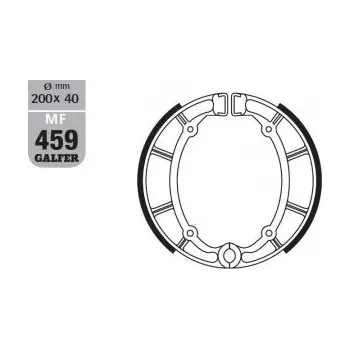 Brzdová čelist GALFER brzdové čelisti - pakny zadní SH515 YAMAHA XJ 650 80-88, XJ 650 SECA turbo/XJ 750 81, XV 1000 81-85, XV 1100 86-98, XV 535 VIRAGO 87-98, XVS 650 DRAG STAR 97- (GALFER brzdové čelisti - pakny zadní SH515 YAMAHA XJ 650 80-88, XJ 650 SECA turbo/XJ 750