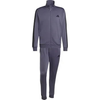 adidas Basic 3 - Stripes Tricot Tracksuit Violet L