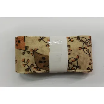 Stuha Rypsová stuha 40mm - drak na režné - balení 2m