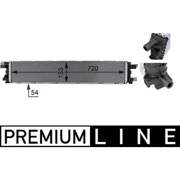 Chladič motoru Chladič nízké teploty, chladič plnicího vzduchu MAHLE CIR 1 000P