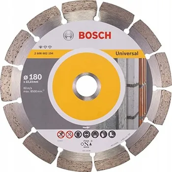 Řezný kotouč BOSCH Diamantový kotouč Universal 180 mm beton