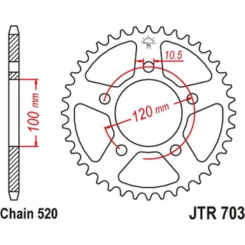 Řetězová sada pro motocykl JT rozeta 4396 43 APRILIA RS / TUONO 660 21-24, TOUNO FACTORY 660 22, (439643JT) (řetěz 520) (cm306201) (JT rozeta 4396 43 APRILIA RS / TUONO 660 21-24, TOUNO FACTORY 660 22, (439643JT) (řetěz 520) (cm306201))