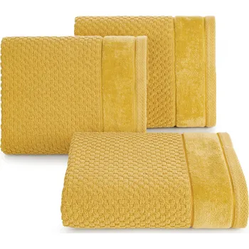 Ručník BAVLNĚNÝ RUČNÍK FRIDA 30X50 CM HOŘČICOVÁ