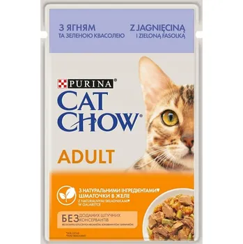 Krmivo pro kočku Purina Cat Chow Adult Jehnčí s Fazolkami Kapsička 85g