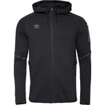 Pánská mikina Umbro TERRACE FULL ZIP HOODIE M Černá, Šedá