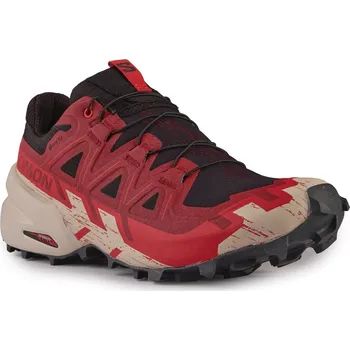 Pánská běžecká obuv Salomon Speedcross 6 GTX M L47301800 - black /red dalhia/poppy red 46