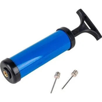 Pumpička plastová s jehlou, modrá