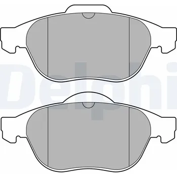 Brzdová destička Sada brzdových destiček, kotoučová brzda DELPHI LP3692