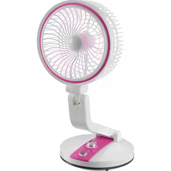 Domácí ventilátor Stolní ventilátor Verk Group skládací růžový