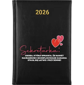 Kalendář Knižkový kalendář 2026 A5 černý