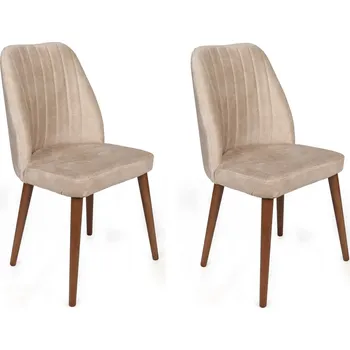 Jídelní židle Alfa 2 jídelní židle, krémová / ořech