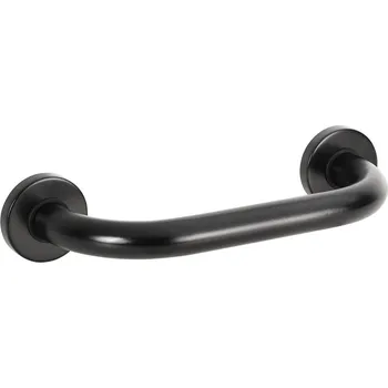 Madlo do koupelny Help: madlo 300 mm, černé, s krytkou 301100300