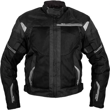 Moto bunda BOS Letní pánská moto bunda Hobart Black - 5XL