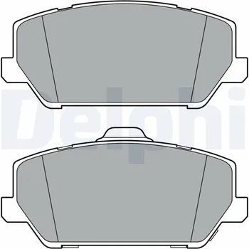 Brzdová destička Sada brzdových destiček, kotoučová brzda DELPHI LP3400