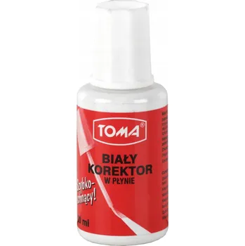 Korektor Tekutý korektor Toma Korektor w Płynie do Papieru do Szkoły