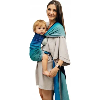 Šátek na nošení dítěte Šátek na nošení dětí tkaný Lennylamb XS