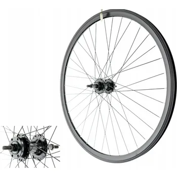 Zapletené kolo Zadní kolo na kolo Kands 27,5" černé, pro kotoučové brzdy, 36 drátů