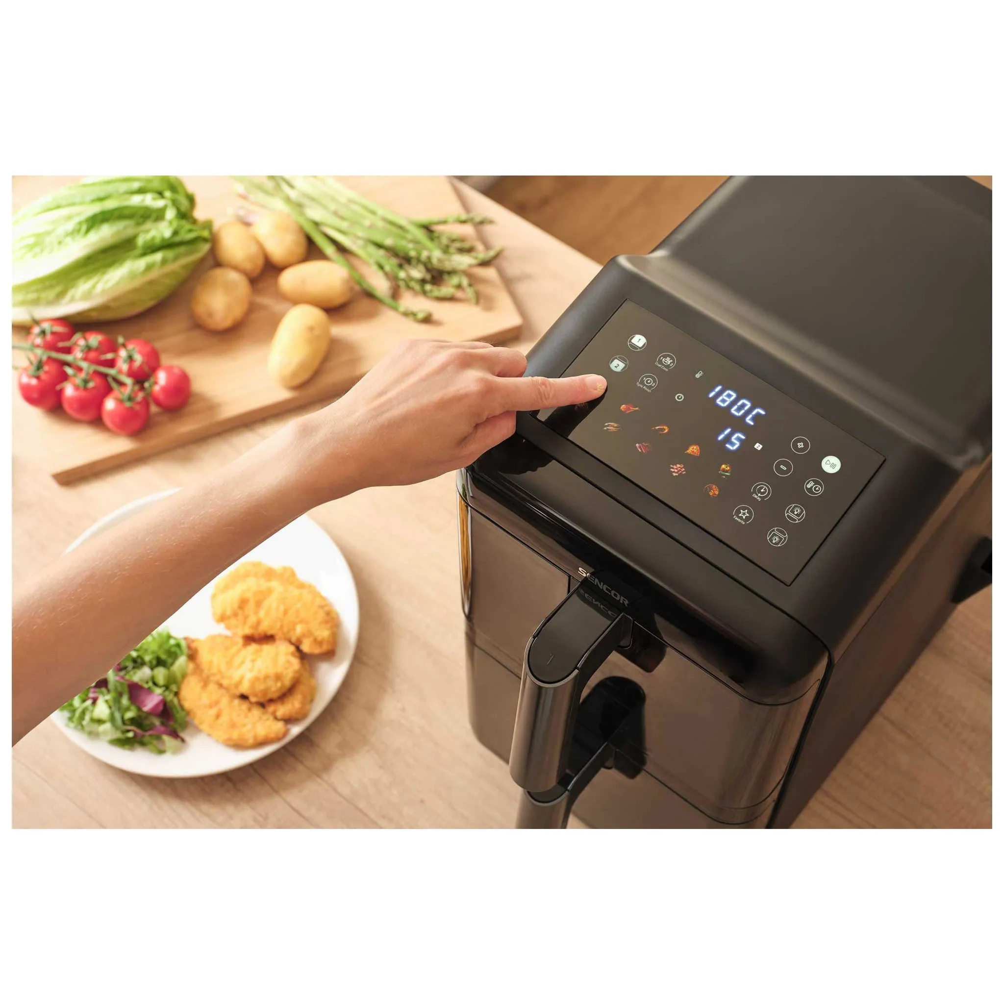 Fotografie 8 - Fritéza Sencor SFR 1250BK černá