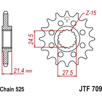 Řetězová sada pro motocykl JT řetězové kolo přední 2150 17 APRILIA 750/900 doRSODURO/ABS 07-19, SHIVER/GT/ABS 07-19 1200 doRSODURO/ABS 11-16 (215017JT) (řetěz 525) (JT řetězové kolo přední 2150 17 APRILIA 750/900 doRSODURO/ABS 07-19, SHIVER/GT/ABS 07-19 1200 doRSODURO/ABS 11-16)