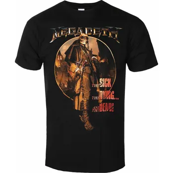 Tričko metal pánské Megadeth - SDD Circle Album Art Vic - ROCK OFF - MEGATS18MB - M