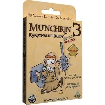 Desková hra Desková hra Munchkin 3 - Kardinální Chyby Black Monk Games