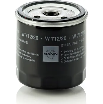 Filtr do auta Olejový filtr, turbodmychadlo MANN-FILTER W 712/20