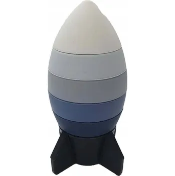 Hračka pro nejmenší Silikonová hračka raketa
