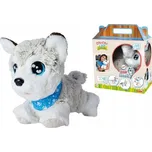 Chi Chi Love interaktivní pejsek Happy Husky štěňátko 12 povelů 30 cm