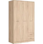 Nepo Plus Šatní skříň SZF3D2S Dub Sonoma