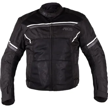 Moto bunda BOS Pánská moto bunda Laganas Full Black - L