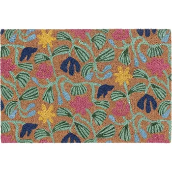 IKEA VÄGKURVA Rohožka do interiéru, vícebarevná/květinový vzor, 40x60 cm