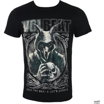 Pánské tričko Tričko metal pánské Volbeat - Goat With Skull - ROCK OFF - VOLTS05MB - L