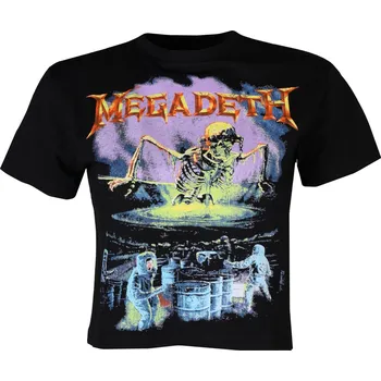 Dámské tričko Tričko metal dámské Megadeth - Contaminated - ROCK OFF - MEGACT38LB - XS
