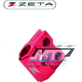 Držák přední brzdové hadice ZETA ZE92-0206 - červený YAMAHA YZ 250 F 2009-2020