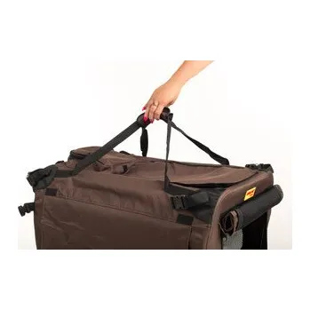 přepravka pro zvíře Přepravní boxy na míru, výroba na zakázku, tmavá hnědá délka-šířka-výška boxu: S 51x36x36cm až 59x41x41cm