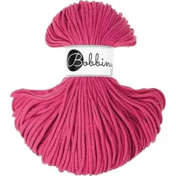 Příze Bobbiny Junior Braided Cord 3 mm 100 m Dopamine Pink Šňůra