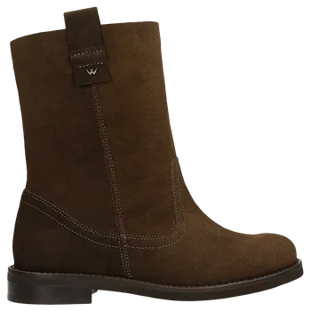 Dámské polobotky Hnědé Dámské Kotníkové Boty Ze Semiše Wojas 5530862 42