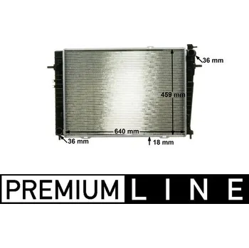 Chladič motoru Chladič, chlazení motoru MAHLE CR 1335 000P