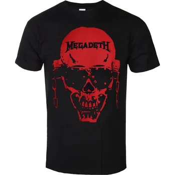 Pánské oblečení Tričko metal pánské Megadeth - Contrast Red - ROCK OFF - MEGATS03MB - L