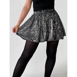 Flitrovaná dámská sukně černá, VELIKOST UNI ( S, M , L )